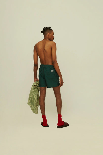 OAS Dark Green Swim Shorts