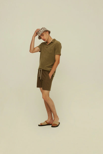 OAS Army Linen Shorts