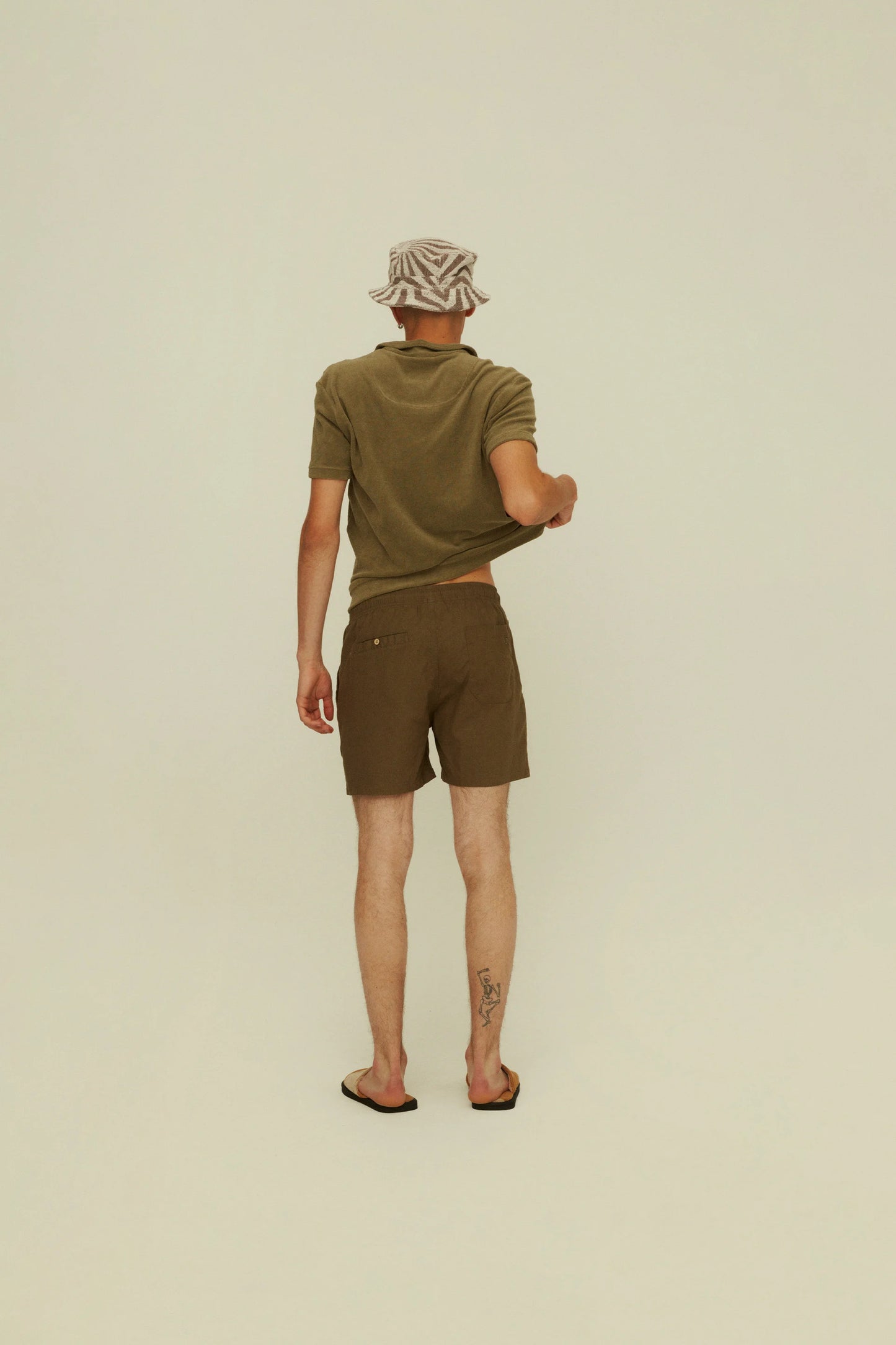 OAS Army Linen Shorts