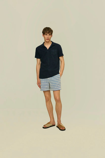 OAS Navy Polo Terry Shirt