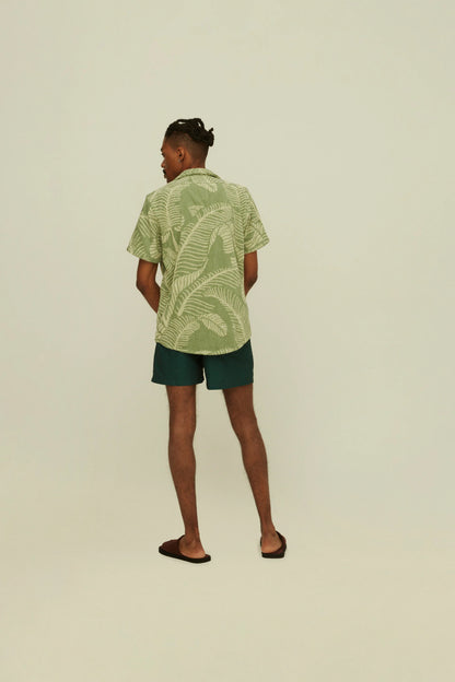 OAS Banana Leaf Cuba Terry Shirt