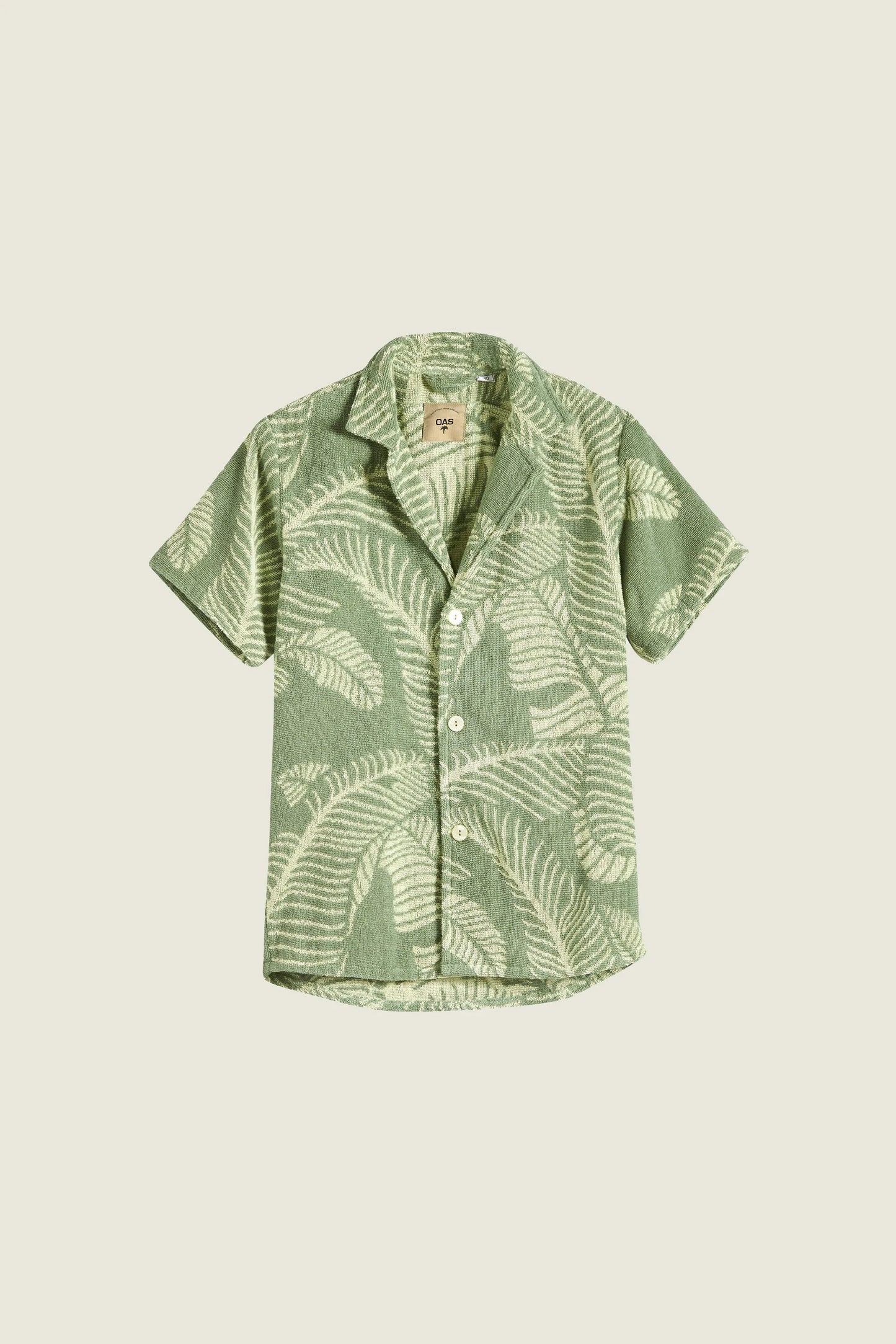 OAS Banana Leaf Cuba Terry Shirt