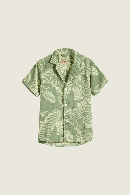 OAS Banana Leaf Cuba Terry Shirt