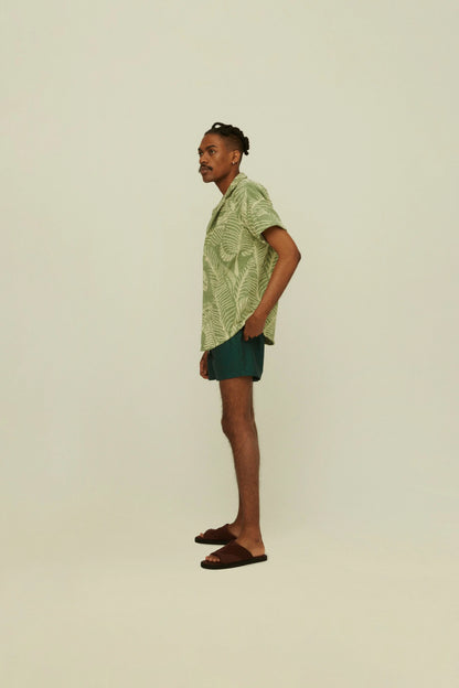 OAS Banana Leaf Cuba Terry Shirt