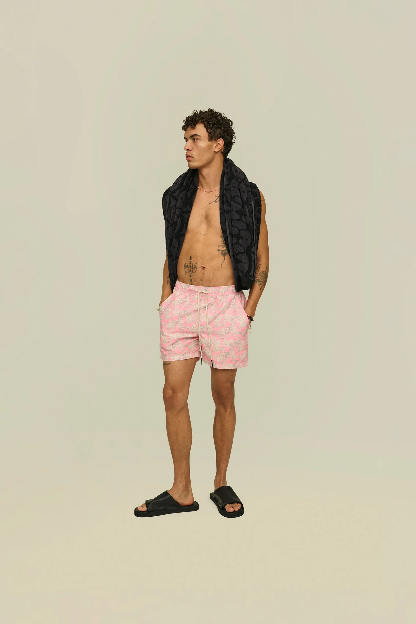 OAS Pink Octo Swim Shorts