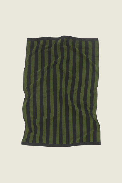 OAS Green Stripe Towel