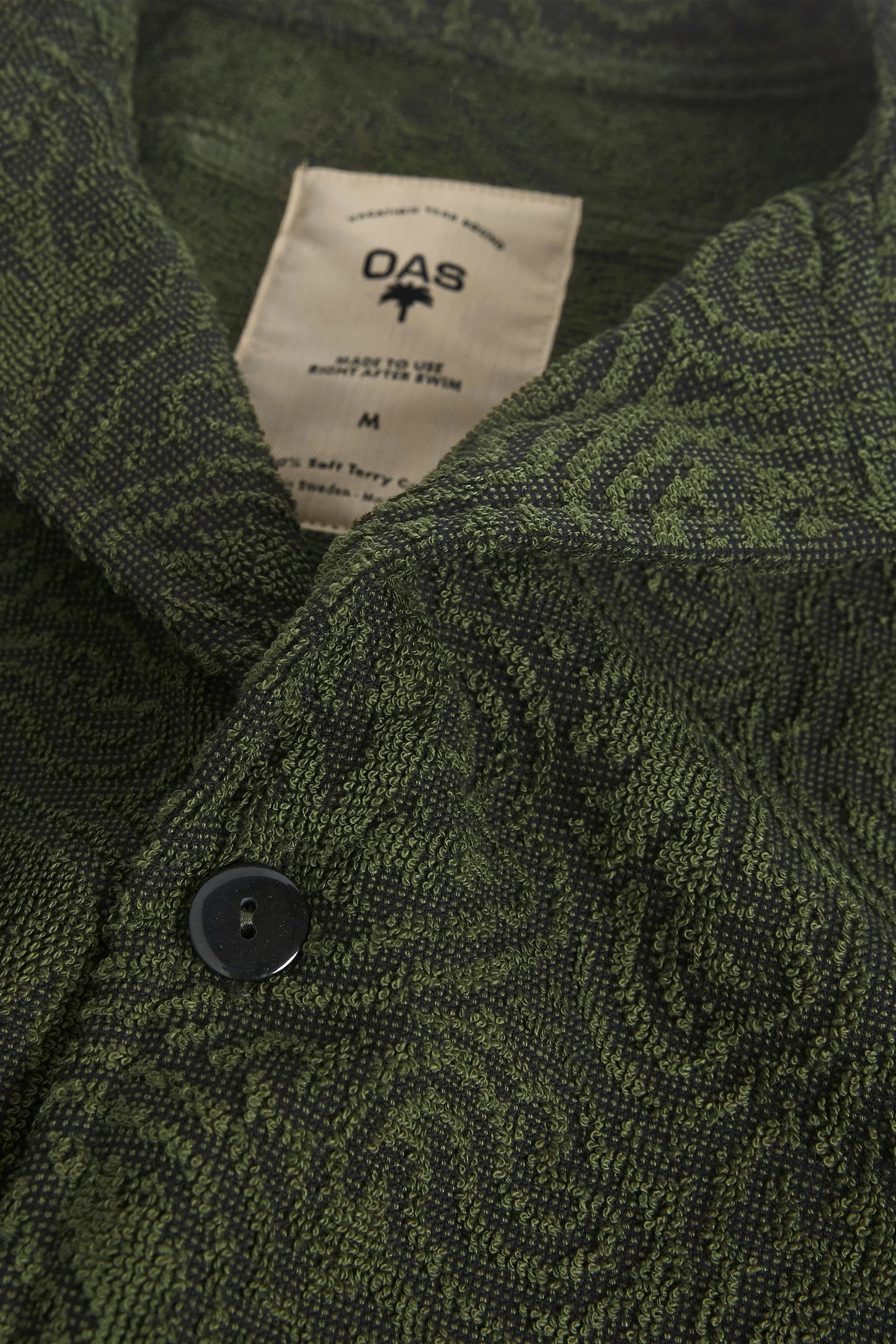 OAS Green Squiggle Cuba Terry Shirt