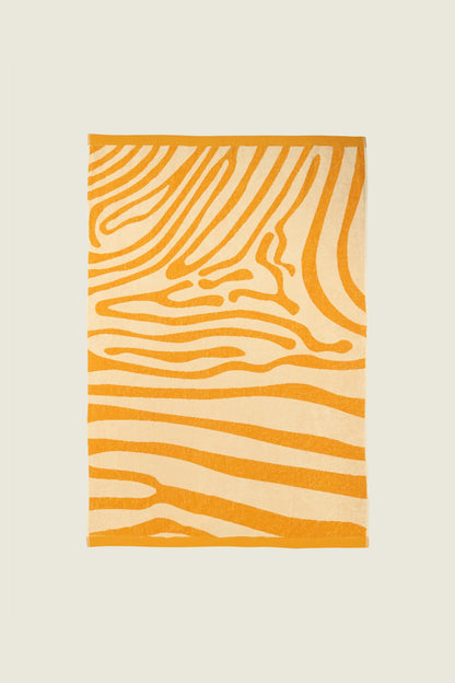 OAS Yellow Maze Towel