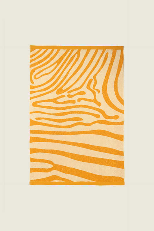 OAS Yellow Maze Towel