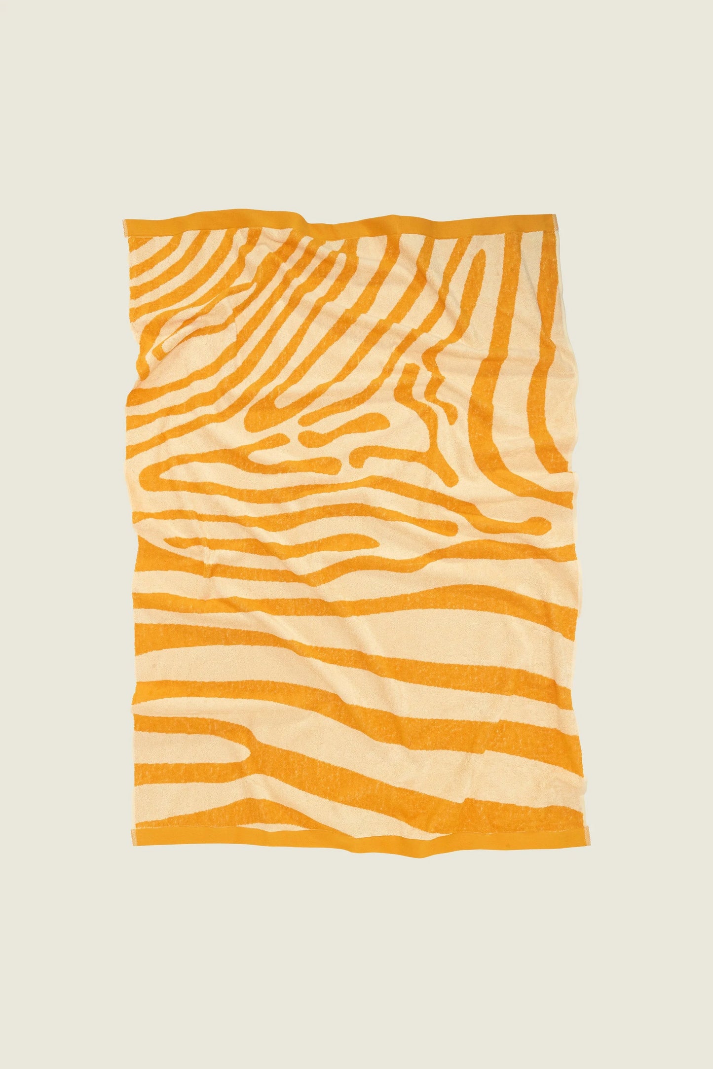 OAS Yellow Maze Towel