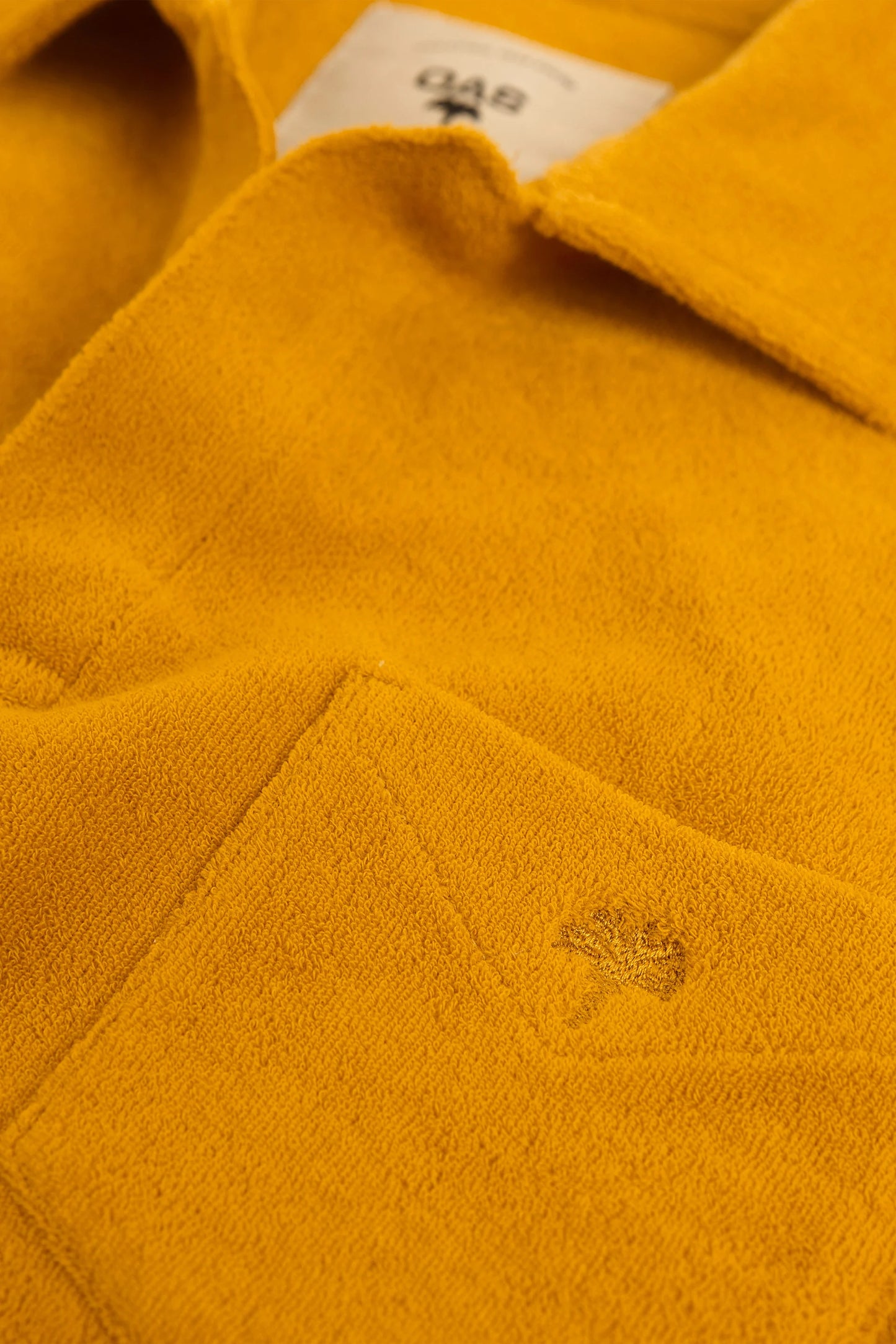 OAS Mustard Polo Terry Shirt