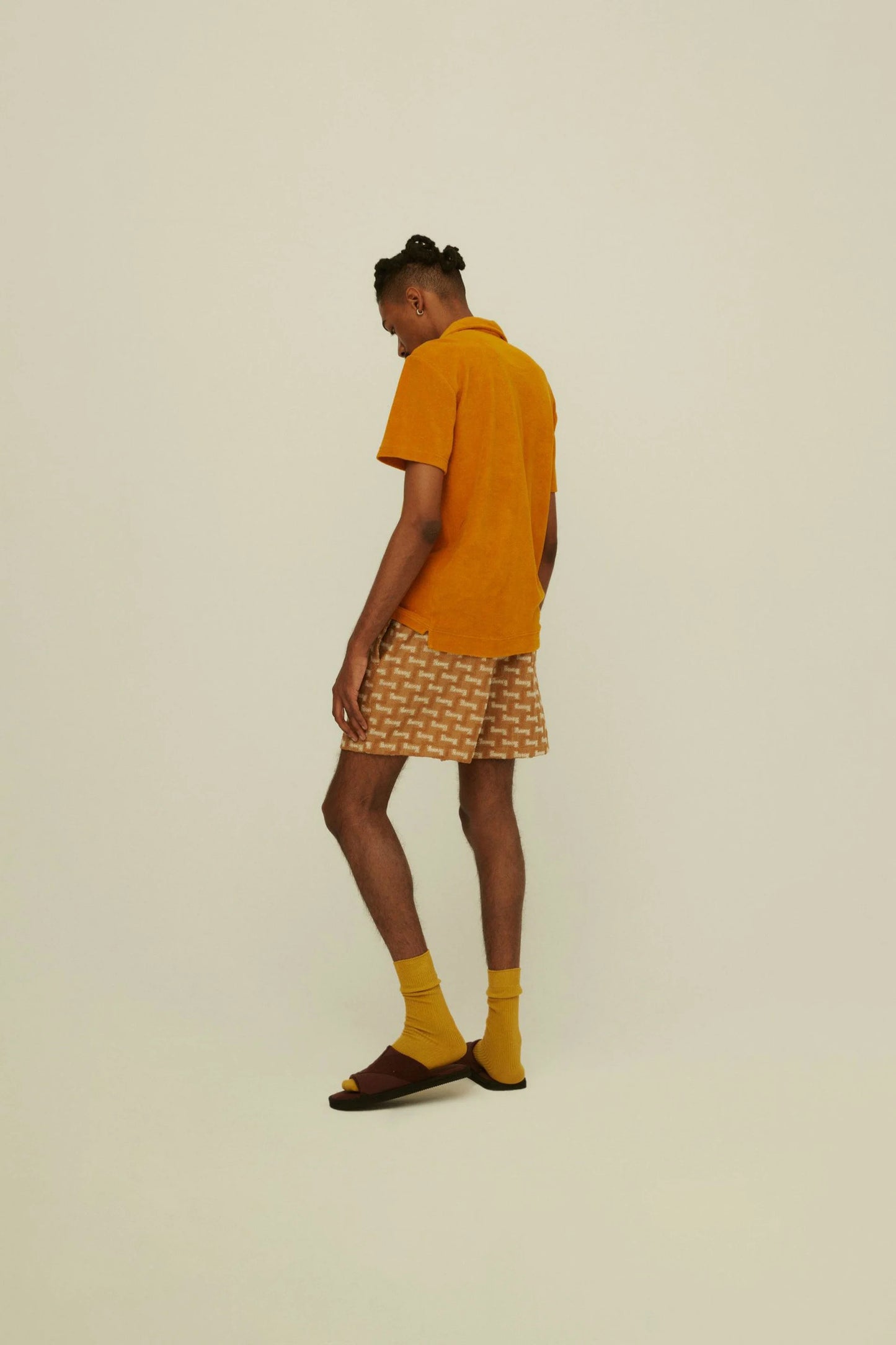 OAS Mustard Polo Terry Shirt