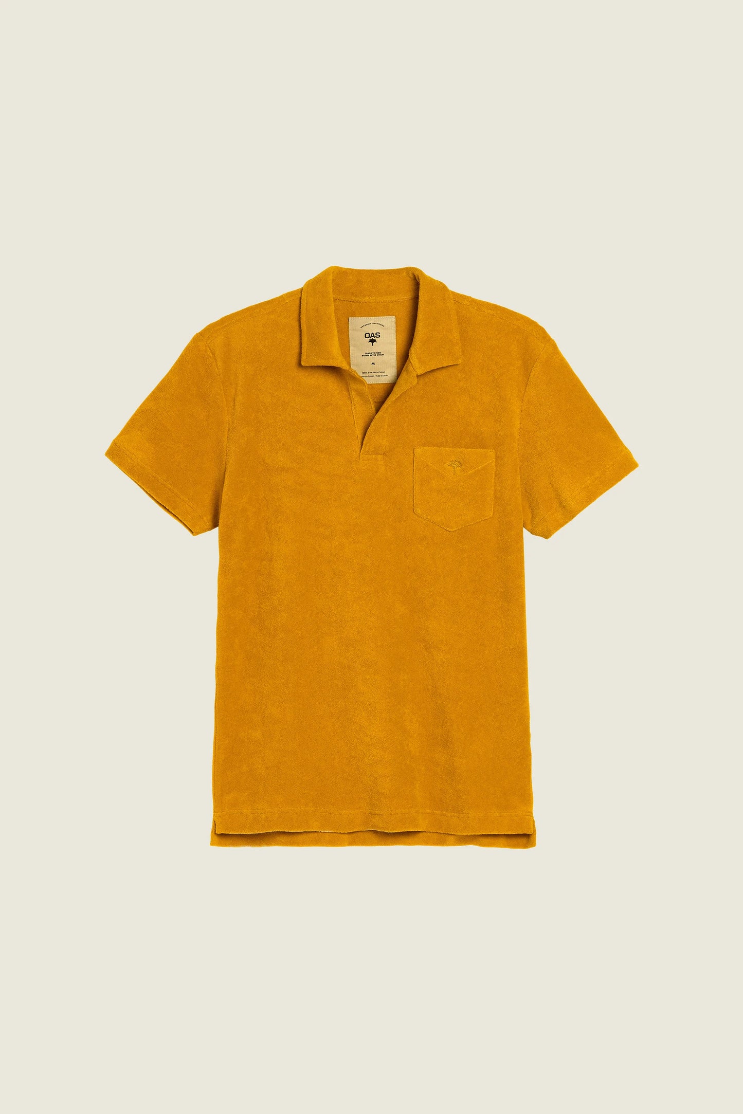 OAS Mustard Polo Terry Shirt