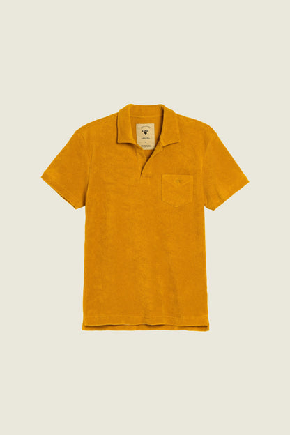 OAS Mustard Polo Terry Shirt