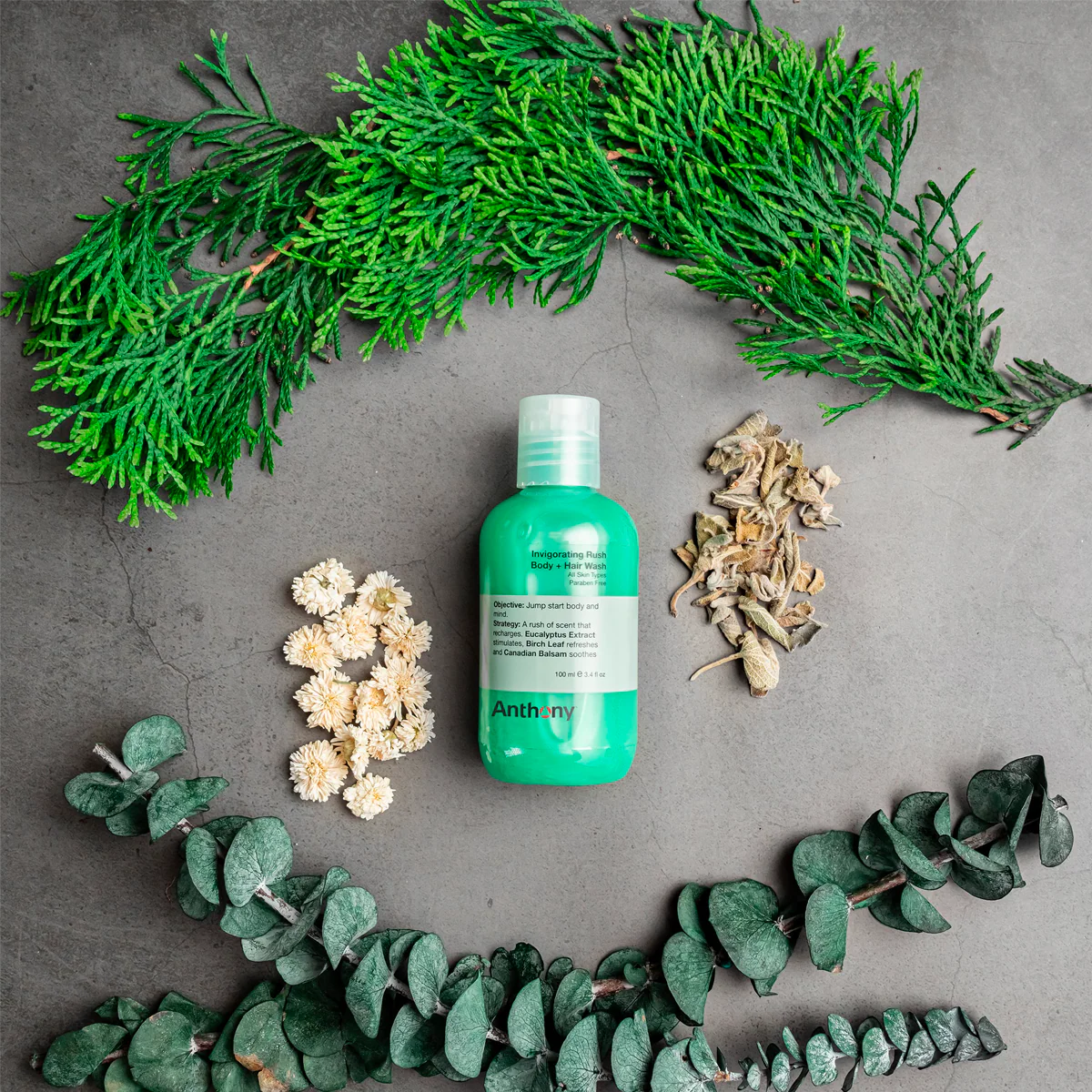 Anthony Invigorating Rush Hair + Body Wash
