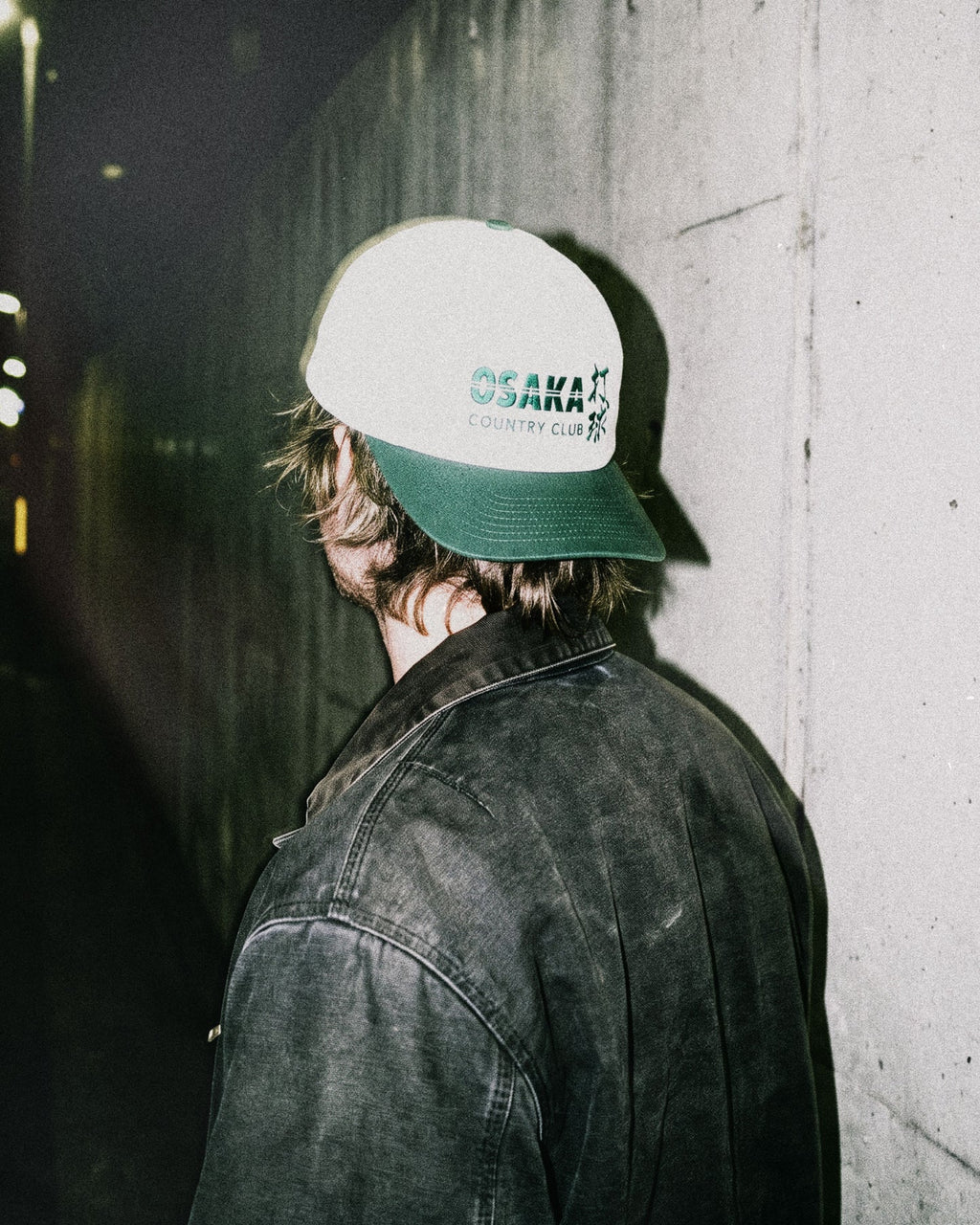 Osaka 2 Tone Snapback - White / Green