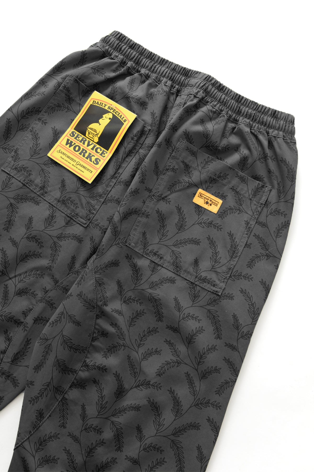 Service Works Branch Twill Chef Pants Black