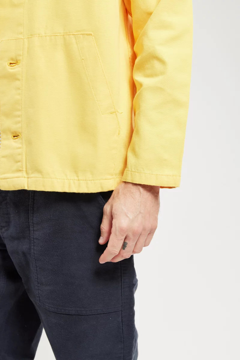 Armor Lux Cotton Fisherman Jacket in Yellow