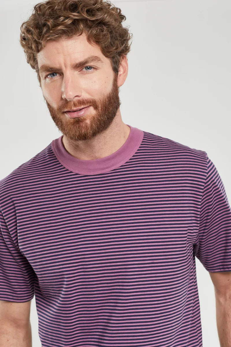 Pink Heritage Striped T-Shirt