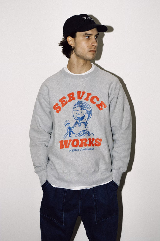 Service Works Organic Chefswear Crewneck Sweat