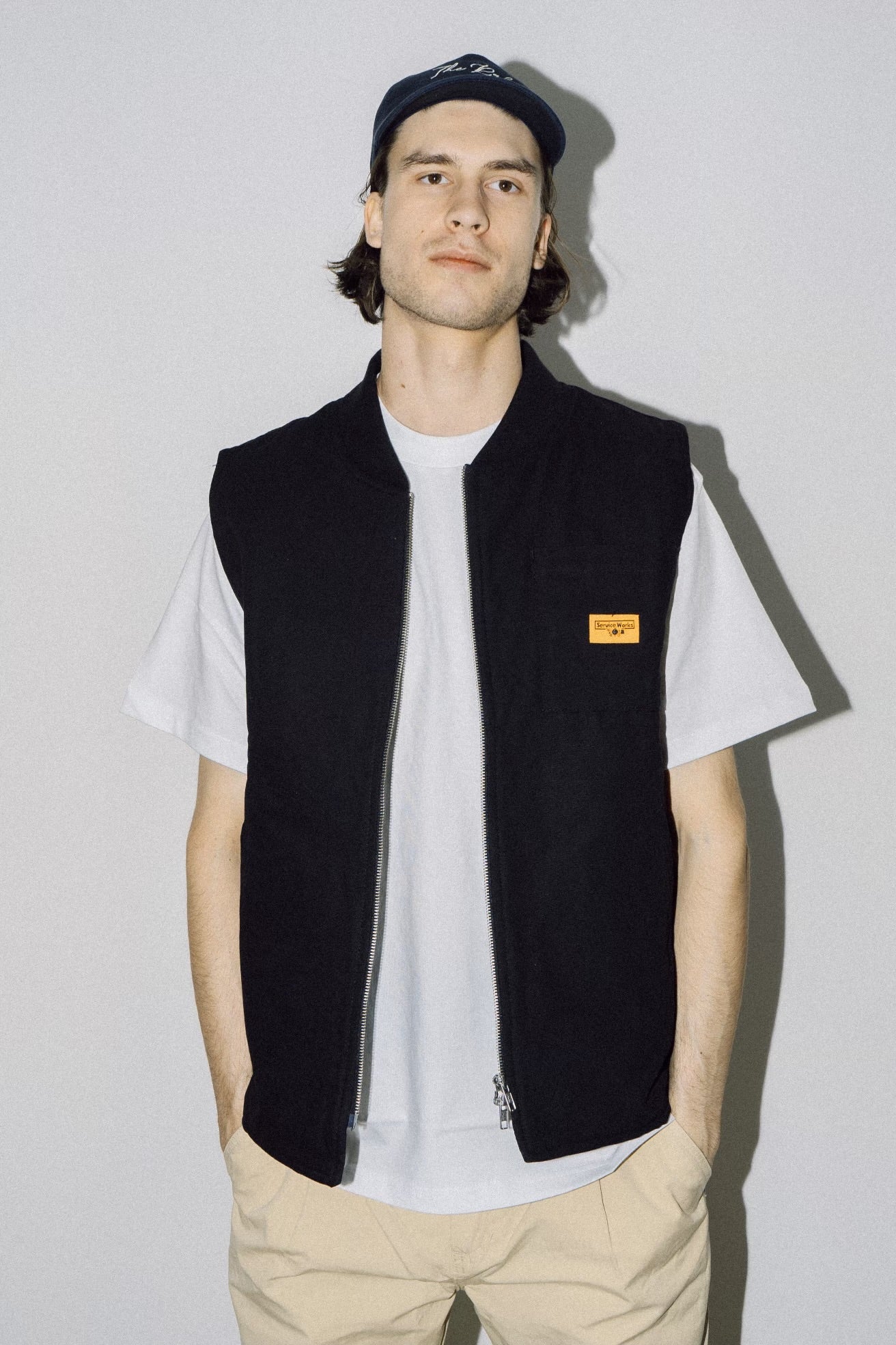 Service Works Padded Work Vest in Black