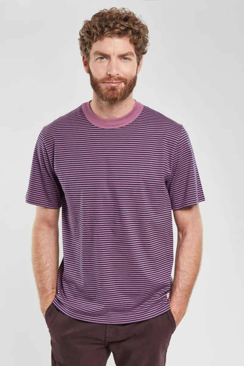 Pink Heritage Striped T-Shirt