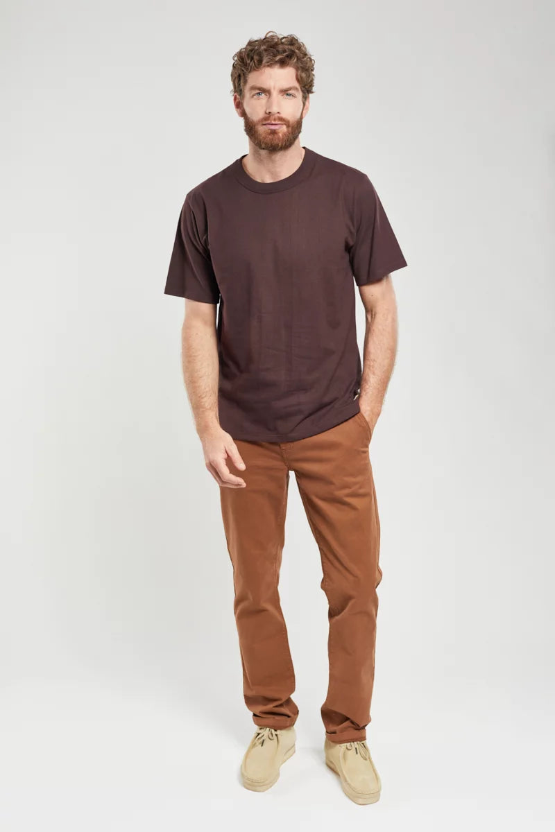 Armor Lux Dark Brown Heritage Tee