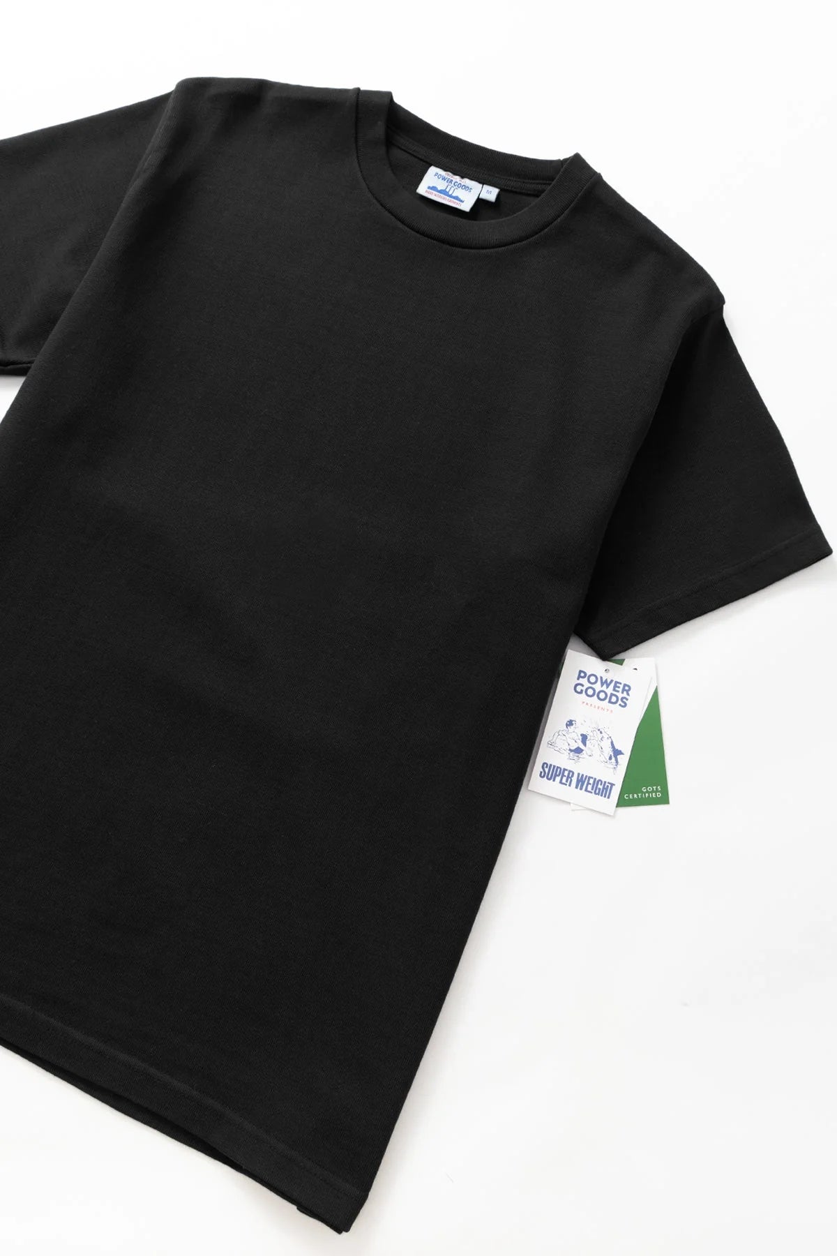 Power Goods Super Weight Tee in Black