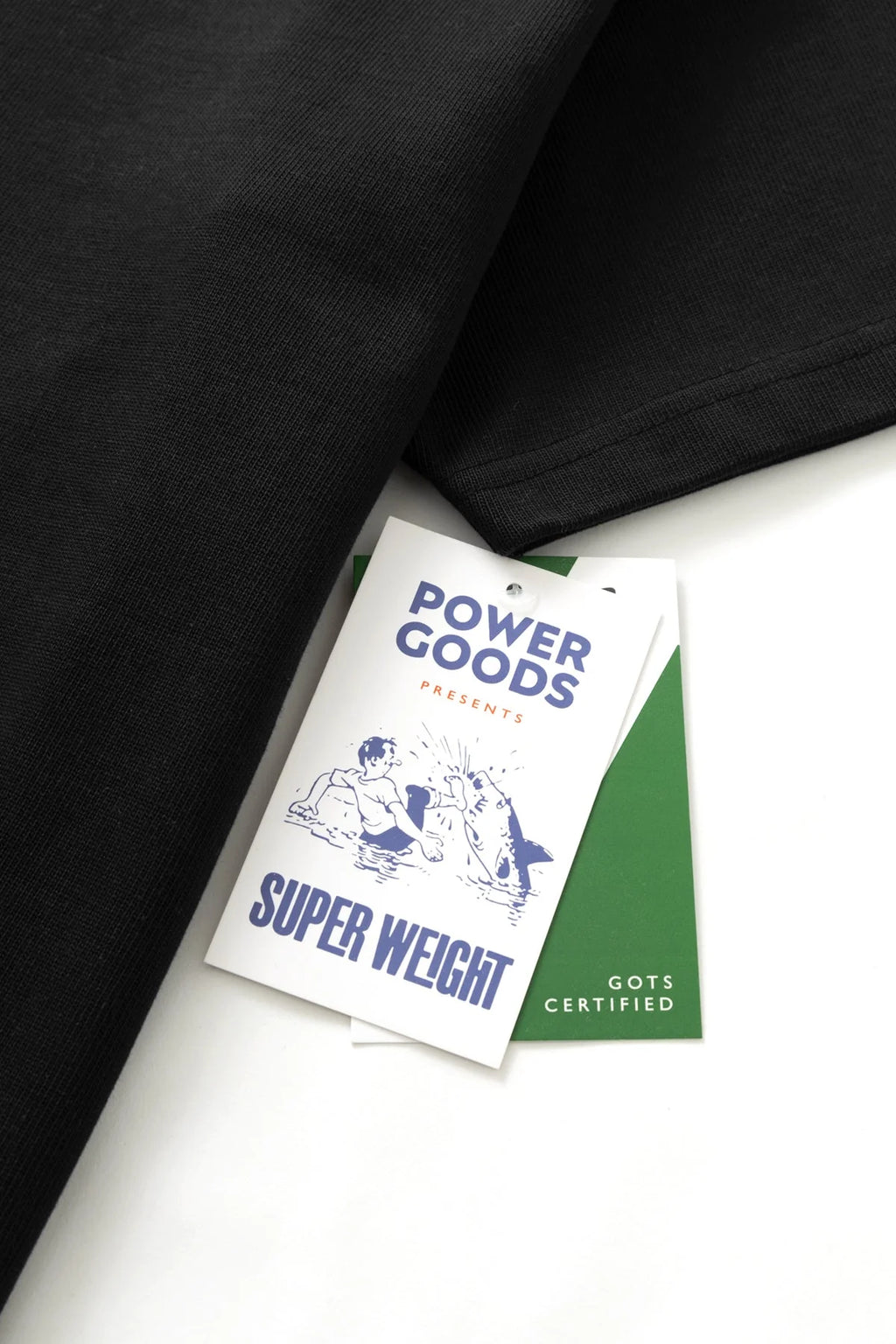 Power Goods Super Weight Tee in Black