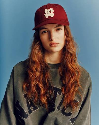 Nautica Japan Sailing Club Logo Twill Cap in Red