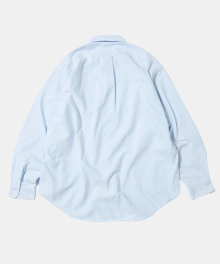 Nautica Japan Oxford L/S Shirt Blue Stripe