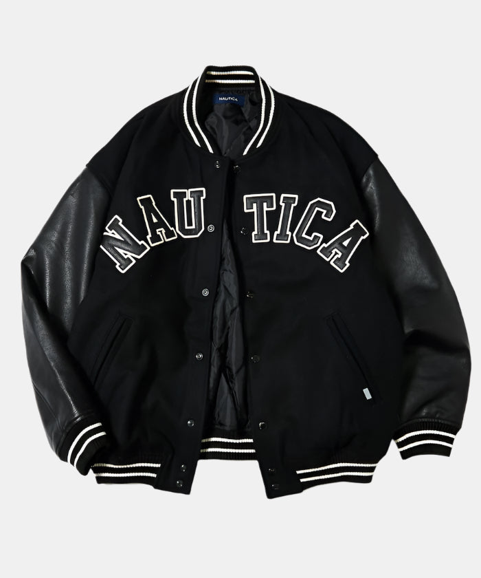 Nautica Japan Arch Logo Award Jacket