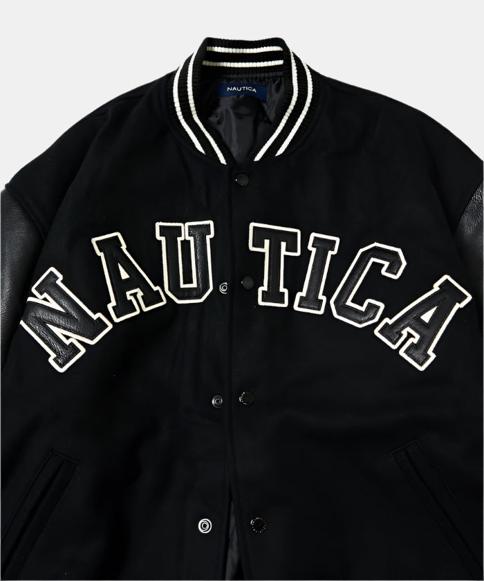Nautica Japan Arch Logo Award Jacket
