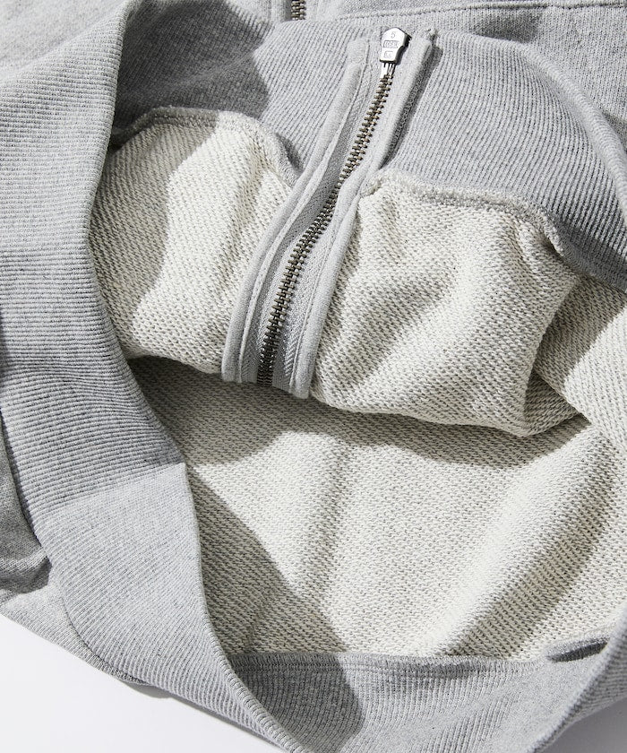 Nautica Japan Arch Logo Full Zip Up Hoodie Grey