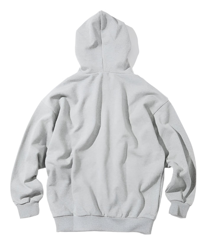 Nautica Japan Arch Logo Full Zip Up Hoodie Grey
