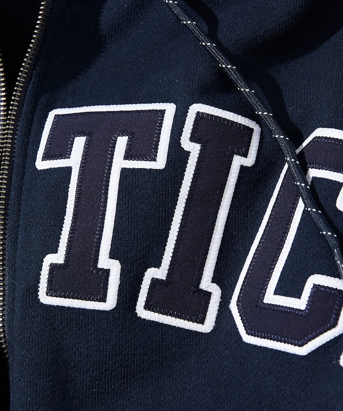 Nautica Japan Arch Logo Full Zip Up Hoodie Navy