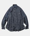 Nautica Japan Twill Tattersall L/S Shirt Black