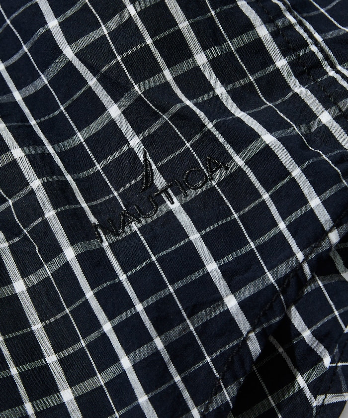 Nautica Japan Twill Tattersall L/S Shirt Black