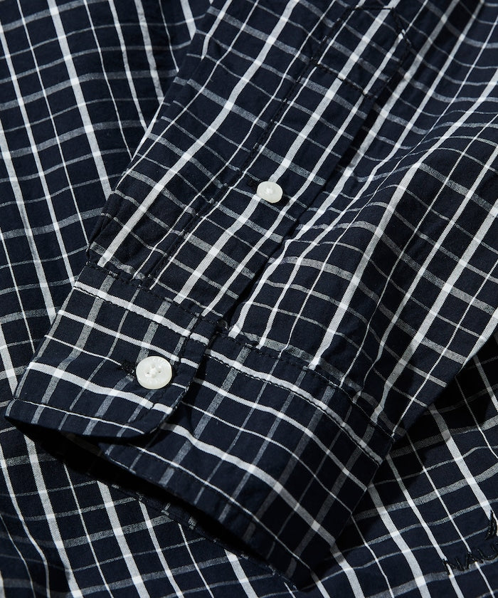 Nautica Japan Twill Tattersall L/S Shirt Black