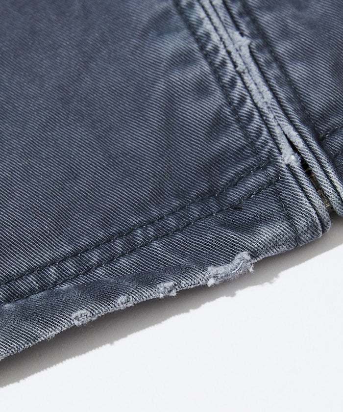 Nautica Japan Crushed Chino Blouson in Charcoal