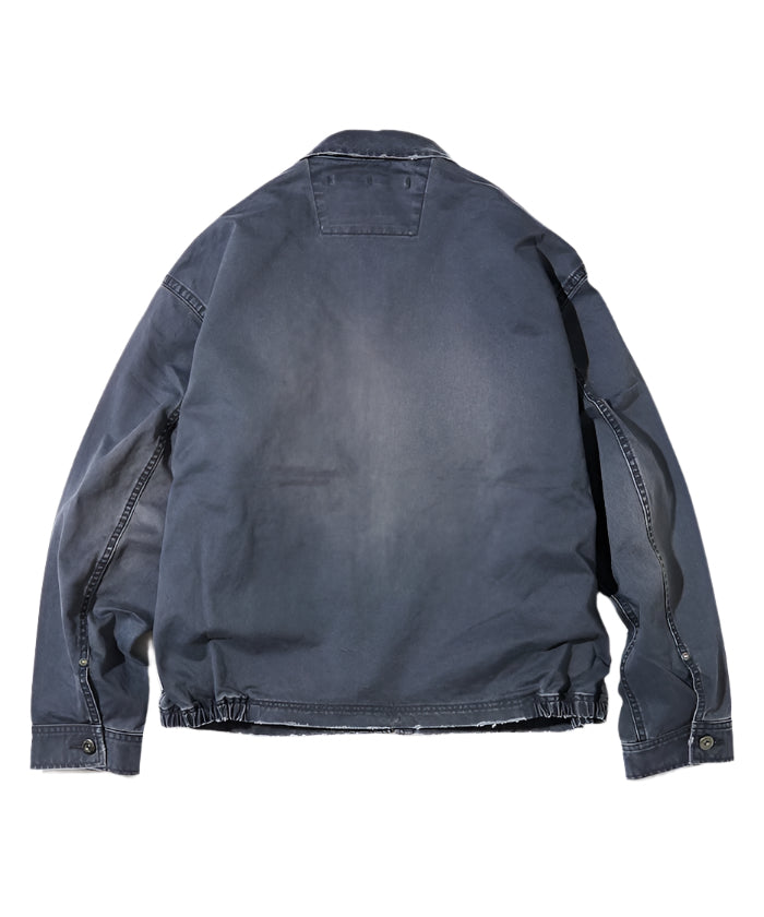 Nautica Japan Crushed Chino Blouson in Charcoal
