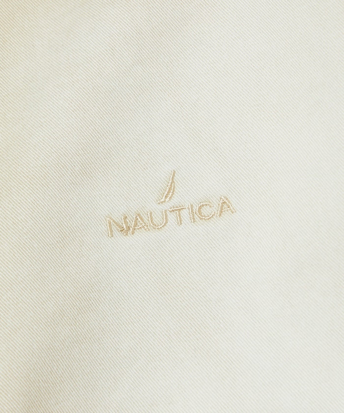 Nautica Japan Crushed Chino Blouson in Off White