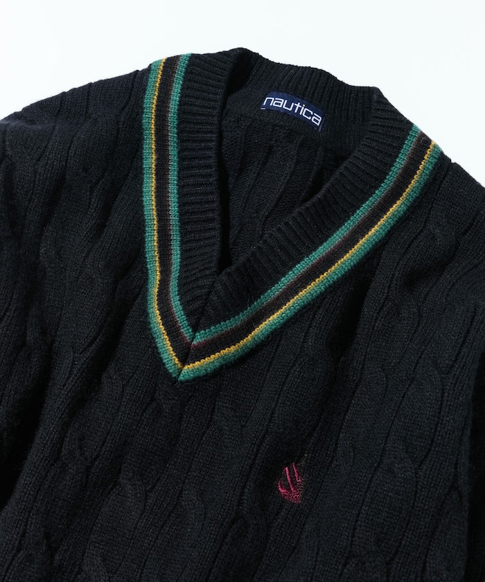 Nautica Japan Tilden Sweater in Black