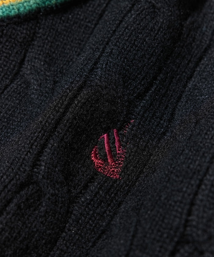 Nautica Japan Tilden Sweater in Black