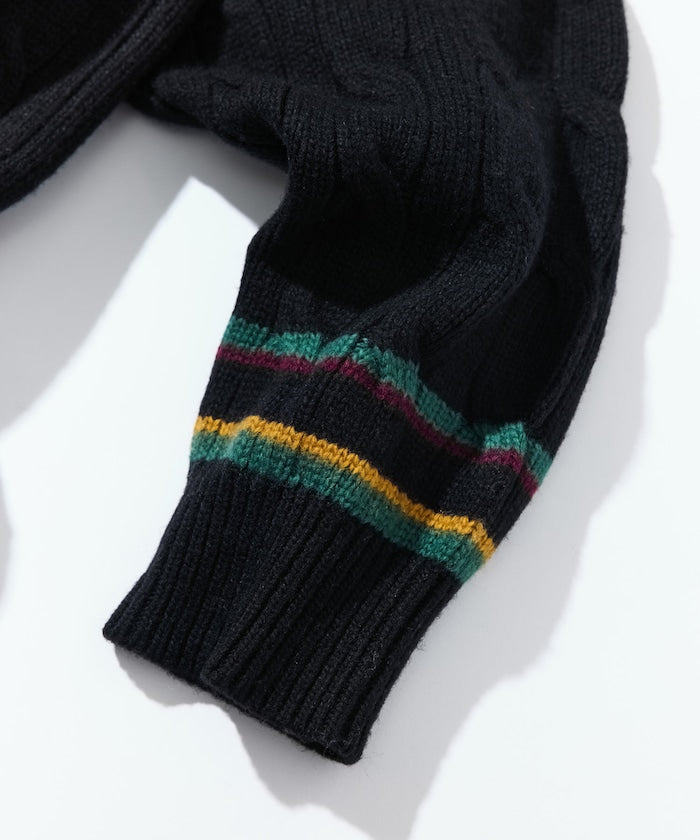 Nautica Japan Tilden Sweater in Black