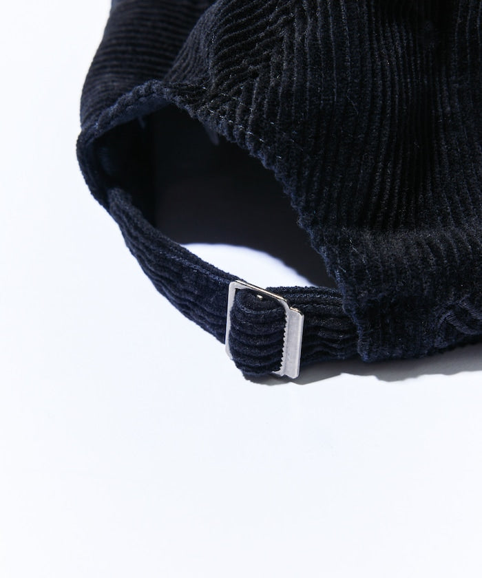 Nautica Japan Corduroy Logo Cap in Black