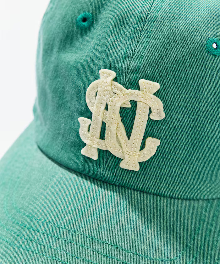Nautica Japan Sailing Club Faded Logo Cap in Green