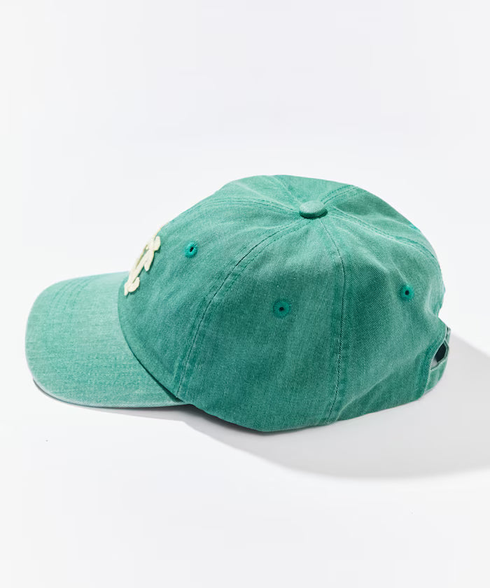 Nautica Japan Sailing Club Faded Logo Cap in Green