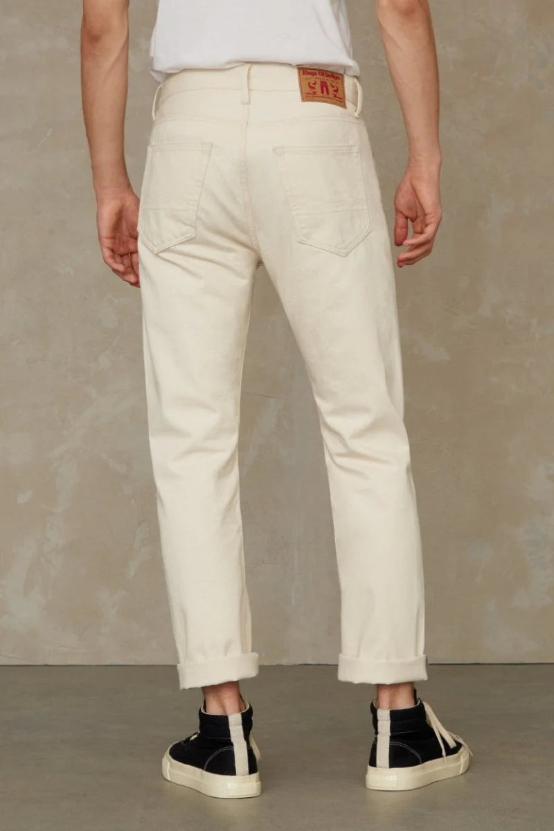 Kings Of Indigo Kong jeans - Clean Recycled Ecru