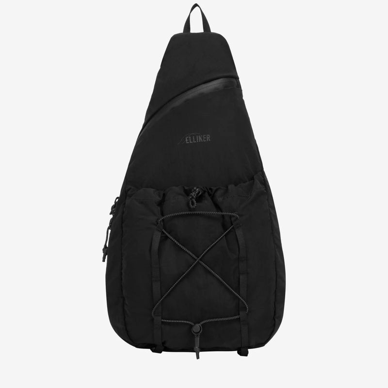 Elliker Mire Ripstop Packable Sling Bag in Black